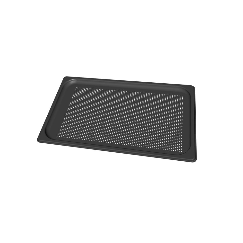 Charola perforada de aluminio Foro Black GN 1/1 Unox modelo TG890