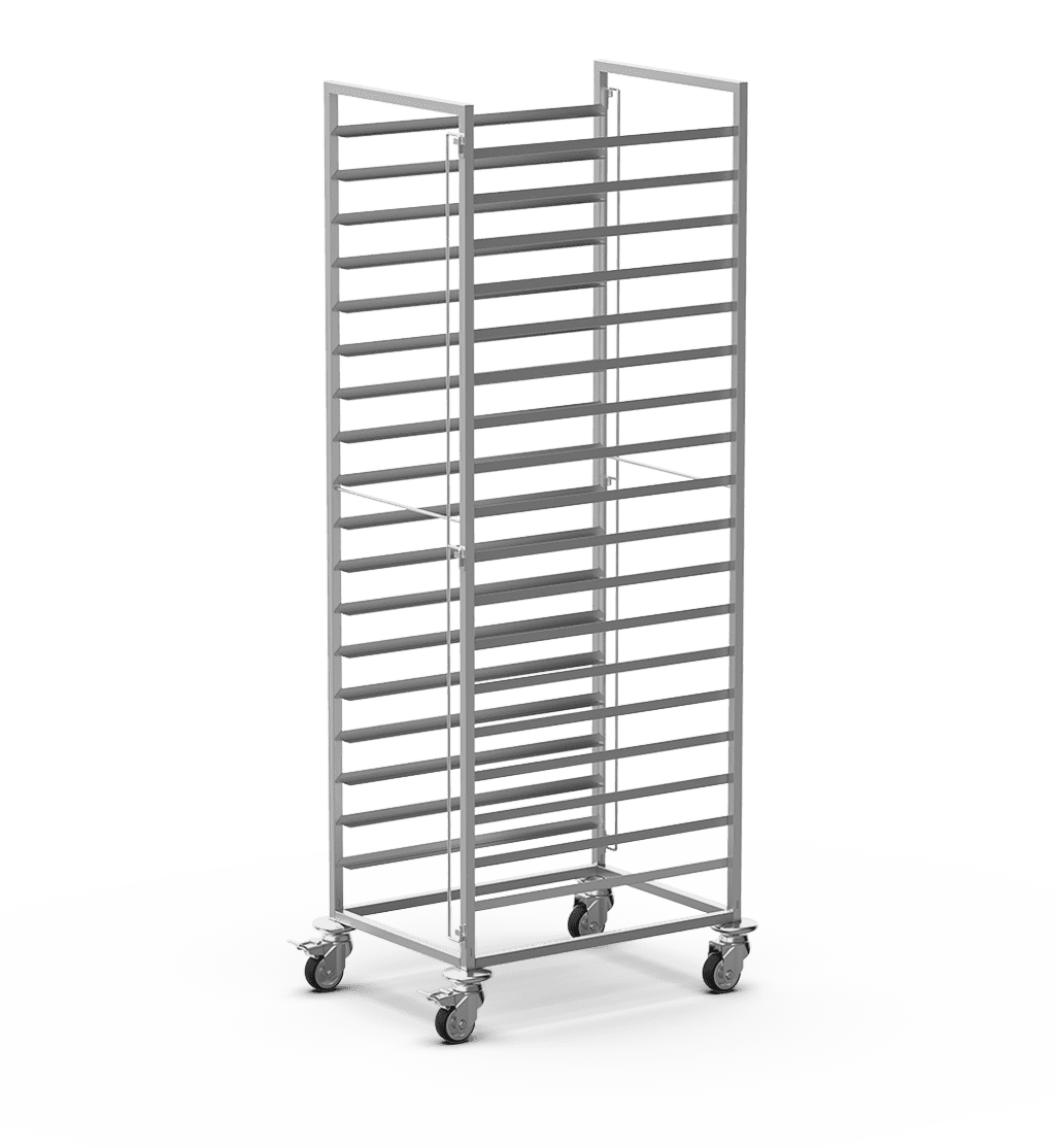 Carro portabandejas 526 x 695 x 1700mm Unox XTB0003