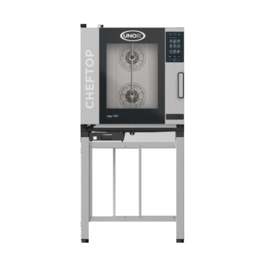 VERSION EUROPEA Horno Cheftop 7 niveles 1/1 GN a gas Unox modelo XEVC-0711-GPRM